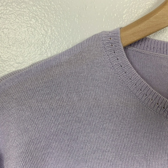 A New Day Sweater Lightweight Purple Sz: M - Picture 2 of 7
